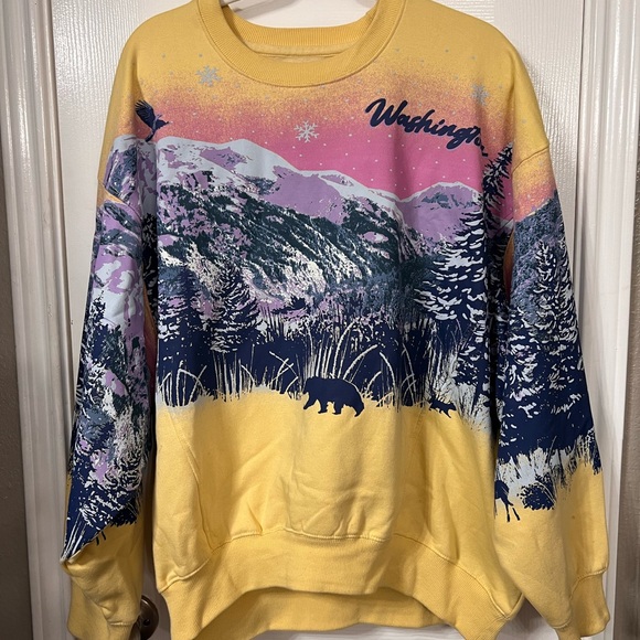 Urban outfitters vibrant pullover sweatshirt size large - Picture 9 of 10